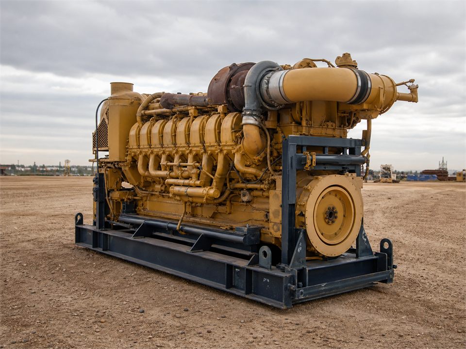 CAT Rebuilt CAT G3306 engine visualization for MR-EN-0028