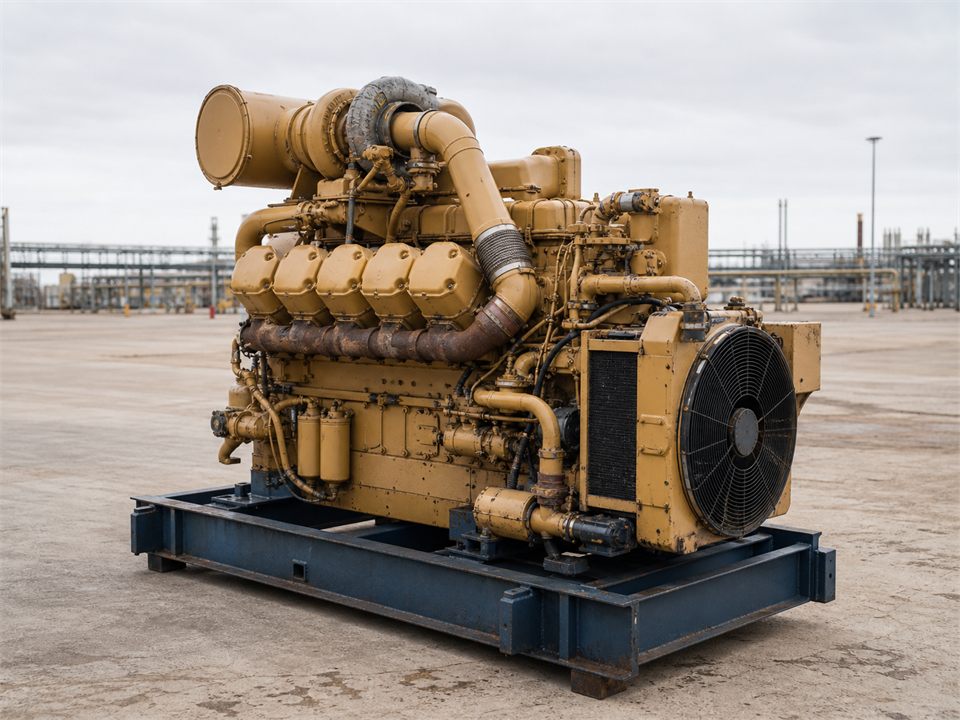 CAT G3306 engine visualization for MR-EN-0030