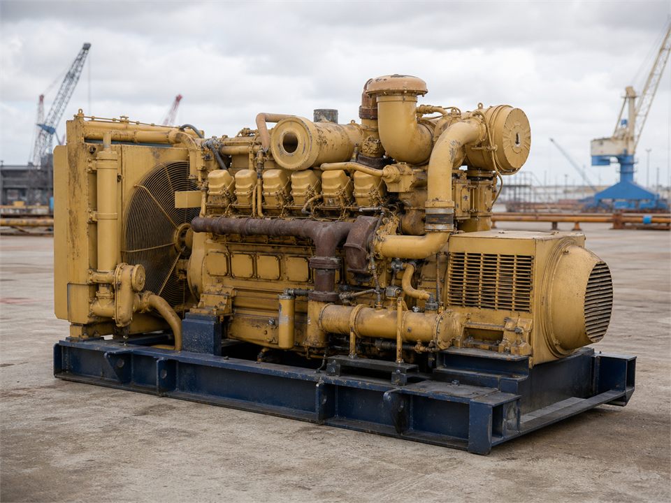 CAT 3412 engine visualization for MR-EN-0041