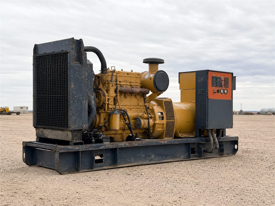 CAT G3306 Generator generator set visualization for MR-GS-0007