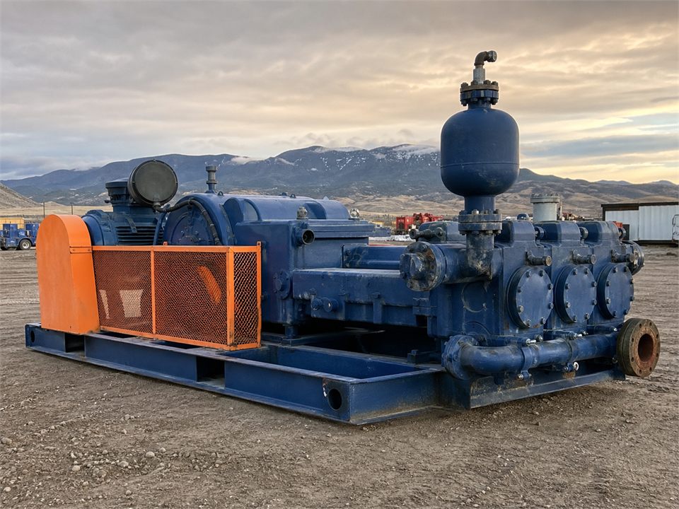 HH H&H 1600 QT-2 mud pump visualization for MR-MP-0013