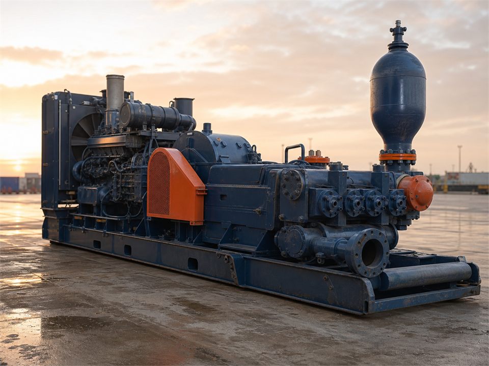 WH WH1000 Powered by 3508 with Allison Transmission mud pump visualization for MR-MP-0041