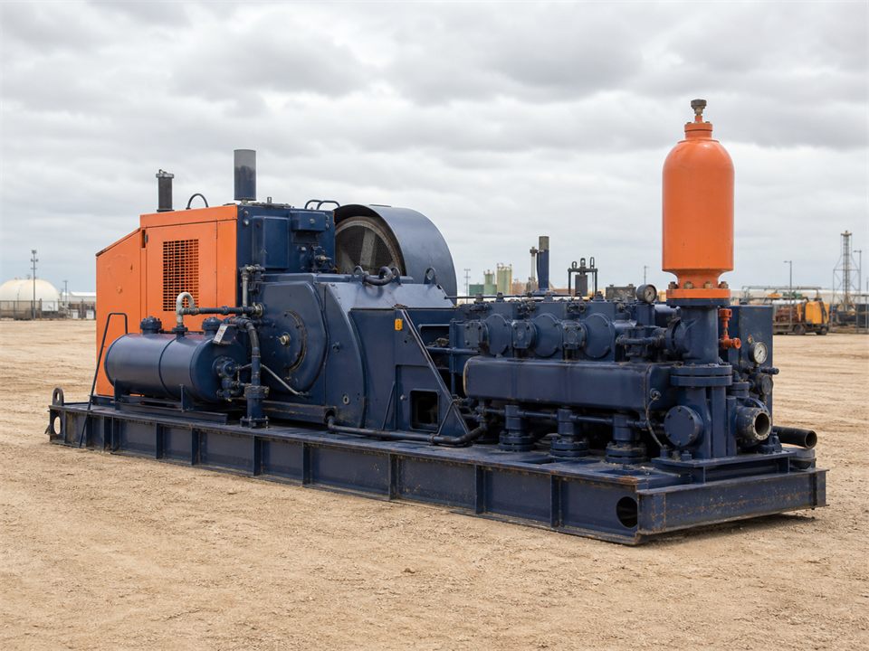 Shalepumps SP-445Q Quintuplex Piston Pump mud pump visualization for MR-MP-0070