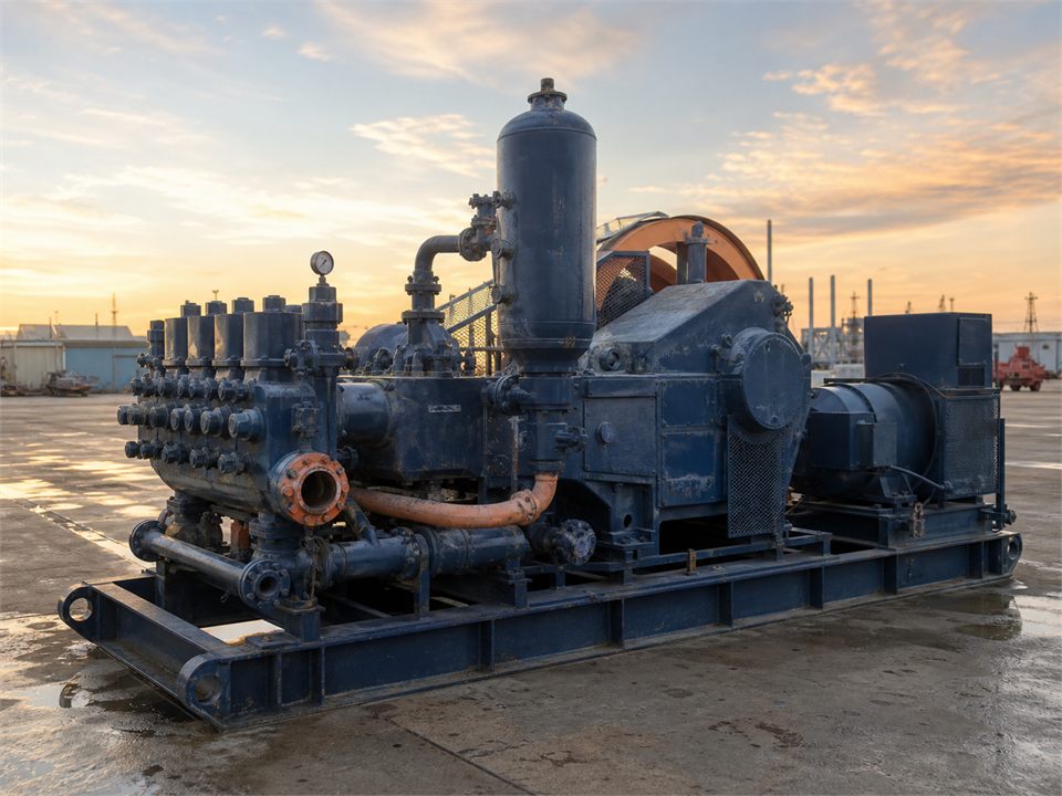 Not stated Rebuilt Weatherford 1600 MP-16 mud pump visualization for MR-MP-0089