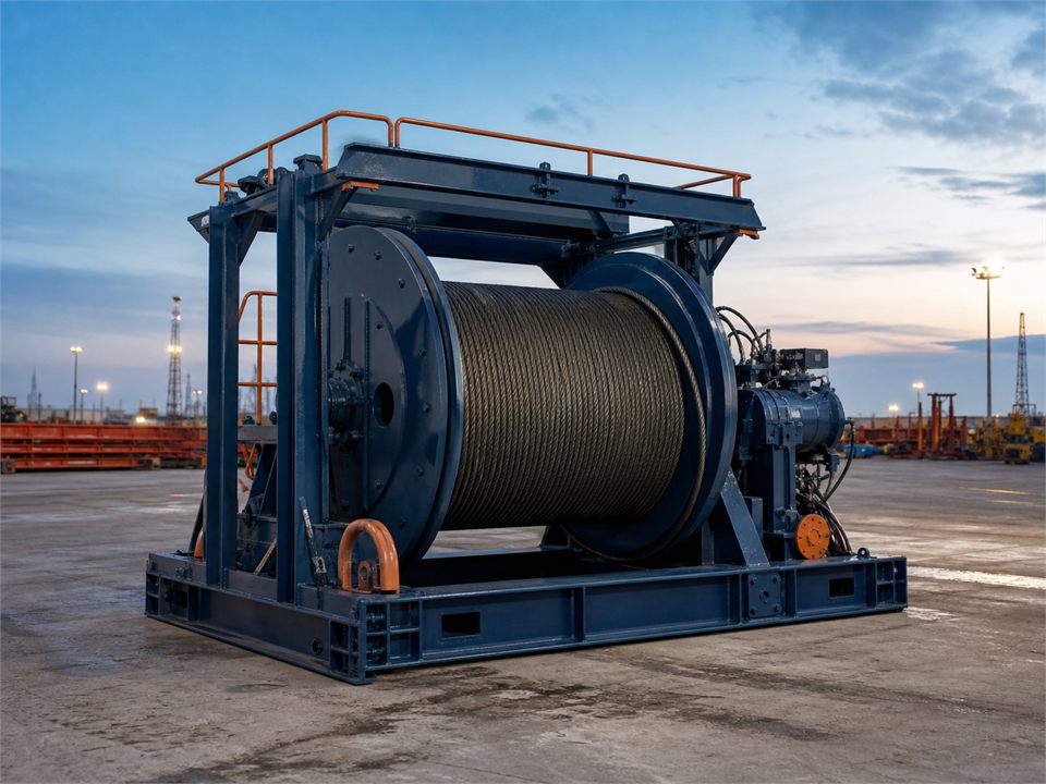 NOV SWL 125 Ton Hoist well-control equipment visualization for MR-WC-0021